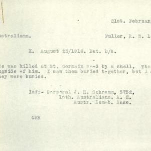 Soldier packet page