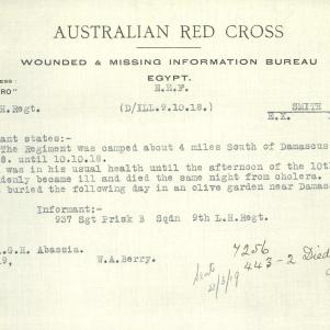 Soldier packet page