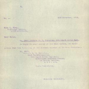 Soldier packet page