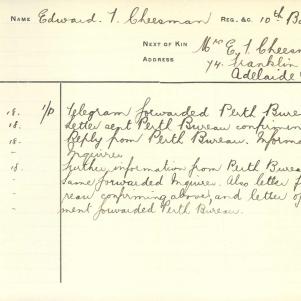 Soldier packet page