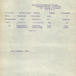 Soldier packet page