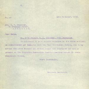 Soldier packet page