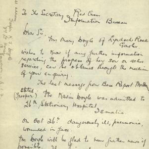 Soldier packet page