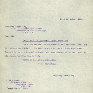 Soldier packet page