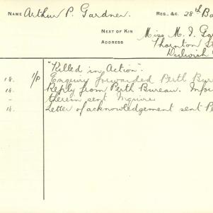 Soldier packet page