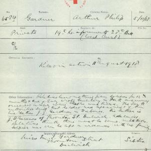 Soldier packet page