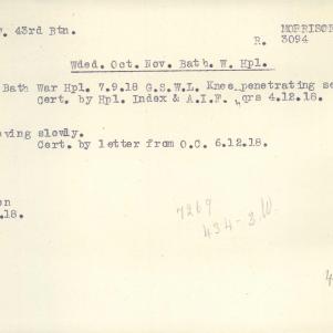 Soldier packet page