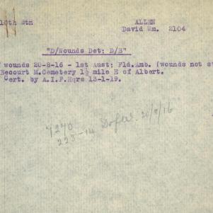 Soldier packet page