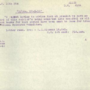 Soldier packet page