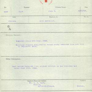 Soldier packet page