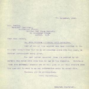Soldier packet page