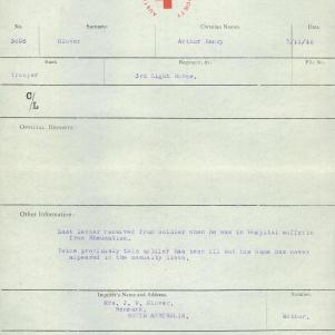 Soldier packet page