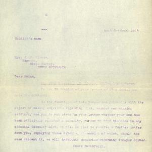 Soldier packet page