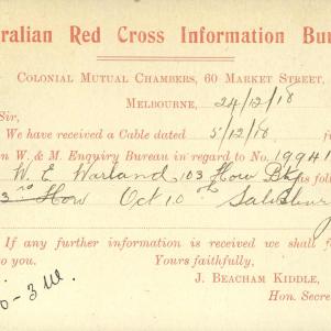 Soldier packet page