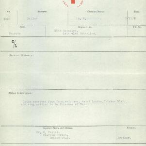 Soldier packet page