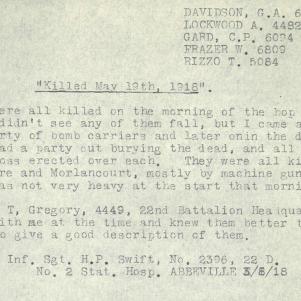 Soldier packet page