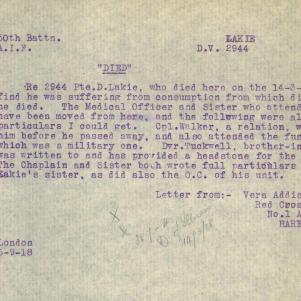 Soldier packet page