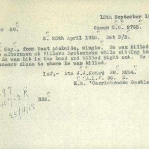 Soldier packet page