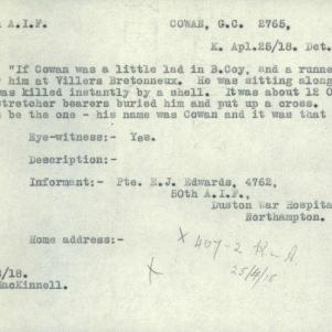 Soldier packet page