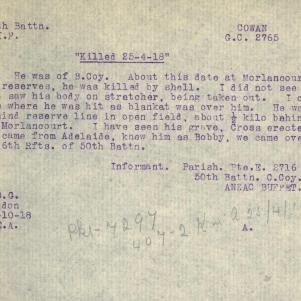 Soldier packet page