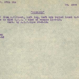 Soldier packet page