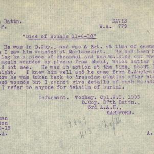 Soldier packet page