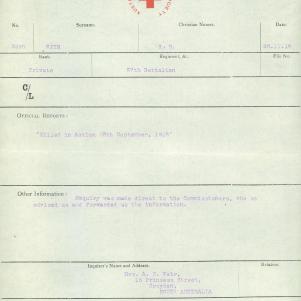 Soldier packet page