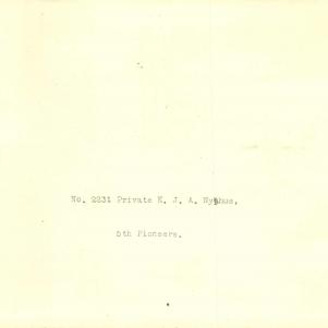 Soldier packet page