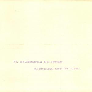 Soldier packet page