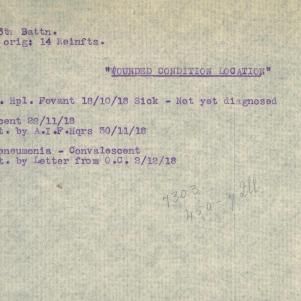 Soldier packet page