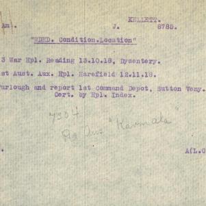 Soldier packet page