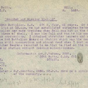 Soldier packet page