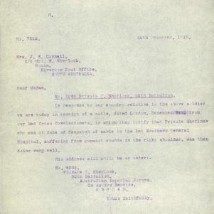 Soldier packet page