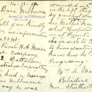 Soldier packet page
