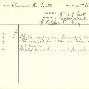 Soldier packet page