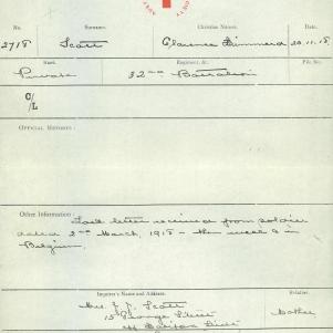 Soldier packet page