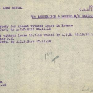 Soldier packet page