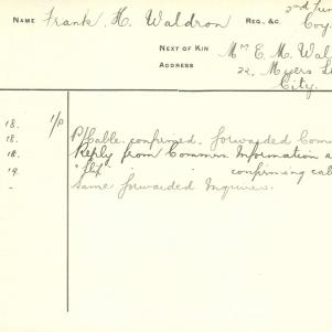 Soldier packet page