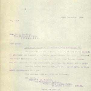 Soldier packet page