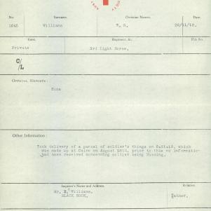 Soldier packet page