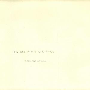 Soldier packet page