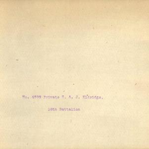 Soldier packet page