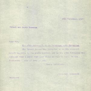 Soldier packet page