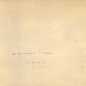 Soldier packet page