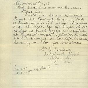 Soldier packet page