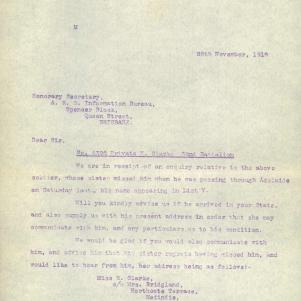 Soldier packet page