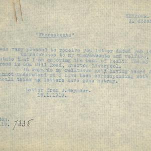 Soldier packet page