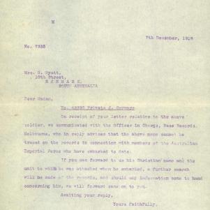 Soldier packet page