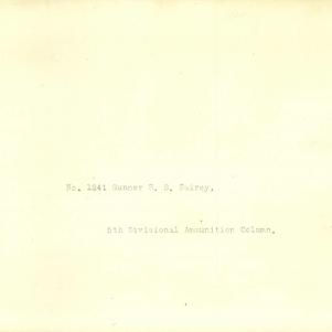 Soldier packet page