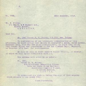 Soldier packet page
